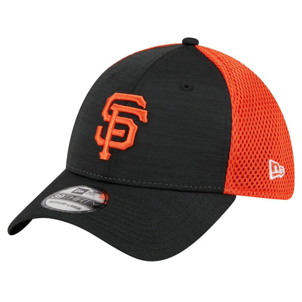 San Francisco Giants New Era Neo 39THIRTY Flex Hat - Black Hats