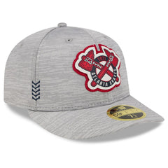 Atlanta Braves New Era 2024 Clubhouse Low Profile 59FIFTY Fitted Hat - Gray Hats