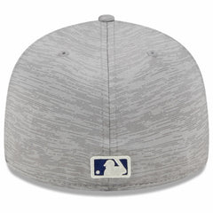 Los Angeles Dodgers New Era 2024 Clubhouse Low Profile 59FIFTY Fitted Hat - Gray Hats