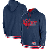 USMNT 5th & Ocean by New Era Throwback Fleece Pullover Hoodie Navy