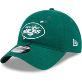 New York Jets New Era Women's Game Day Flower 9TWENTY Adjustable Hat Green