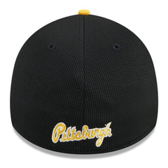 Pittsburgh Pirates New Era 2025 Batting Practice 39THIRTY Flex Hat - Black Hats