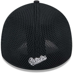 Baltimore Orioles New Era Neo 39THIRTY Flex Hat - Black/White Hats