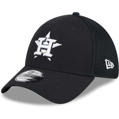 Houston Astros New Era Neo 39THIRTY Flex Hat - Black/White Hats