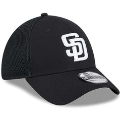 San Diego Padres New Era Neo 39THIRTY Flex Hat - Black/White Hats