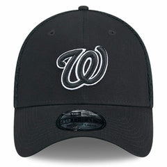 Washington Nationals New Era Neo 39THIRTY Flex Hat - Black/White Hats