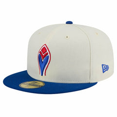 Atlanta Braves New Era Cooperstown Collection Alternate Chrome 59FIFTY Fitted Hat - Cream Hats