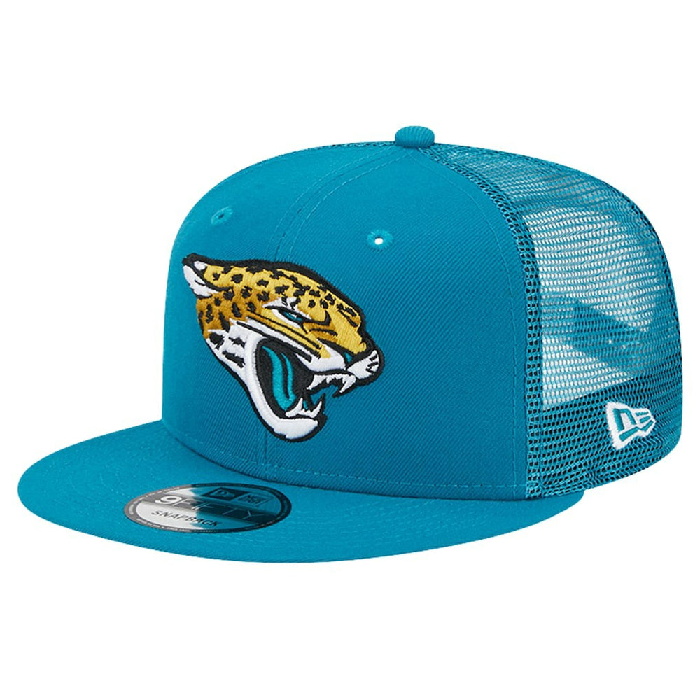 Jacksonville Jaguars New Era Main Trucker 9FIFTY Snapback Hat Teal