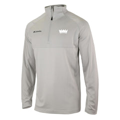 Sacramento Kings Omni-Wick Rockin' It Quarter-Zip Pullover Top Heather Gray