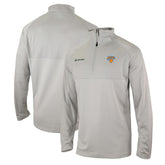 New York Knicks Omni-Wick Rockin' It Quarter-Zip Pullover Top Heather Gray