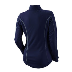 Denver Nuggets Women's Omni-Wick Shotgun Quarter-Zip Pullover Top Navy