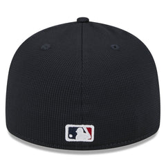 Atlanta Braves New Era 2025 Batting Practice Low Profile 59FIFTY Fitted Hat - White Hats