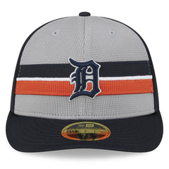 Detroit Tigers New Era 2025 Batting Practice Low Profile 59FIFTY Fitted Hat - Gray Hats