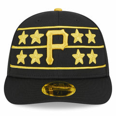 Pittsburgh Pirates New Era 2025 Batting Practice Low Profile 59FIFTY Fitted Hat - Black Hats