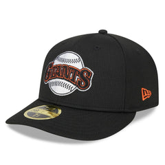 San Francisco Giants New Era 2025 Batting Practice Low Profile 59FIFTY Fitted Hat - Black Hats