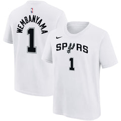 Victor Wembanyama San Antonio Spurs Youth Name & Number Association T-Shirt White