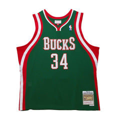 NBA Giannis Antetokounmpo Milwaukee Bucks 2013/14 Hardwood Classics Swingman Jersey - Hunter Green