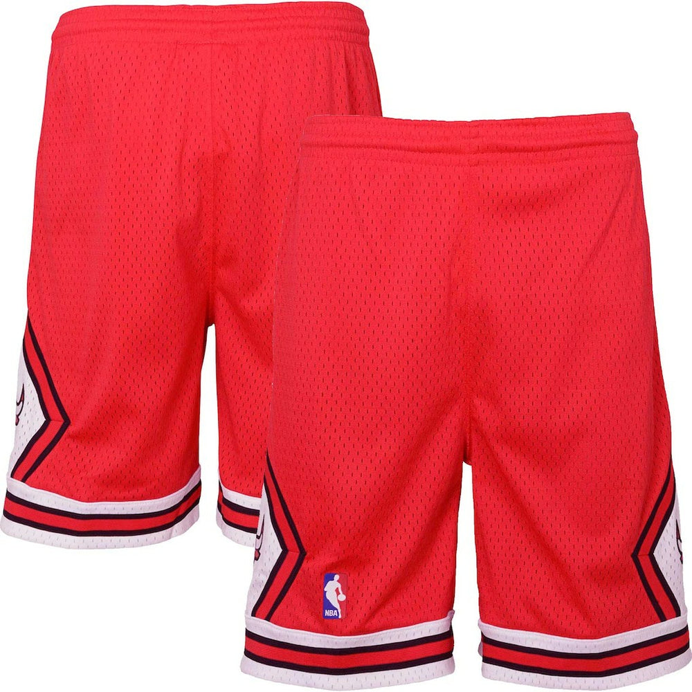 Chicago Bulls Youth Hardwood Classics Swingman Shorts Red