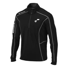 Utah Jazz Omni-Wick Shotgun Quarter-Zip Pullover Top Black