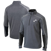 Utah Jazz Omni-Wick Shotgun 2.0 Quarter-Zip Pullover Top Black