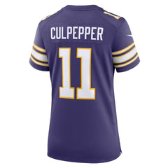 NFL Daunte Culpepper Minnesota Vikings Women's Classic Retired Player Game Jersey - Purple