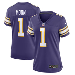 NFL Warren Moon Minnesota Vikings Women's Classic Retired Player Game Jersey - Purple