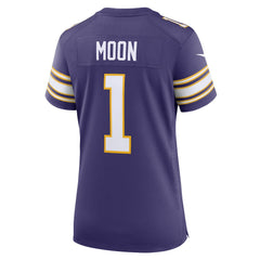 NFL Warren Moon Minnesota Vikings Women's Classic Retired Player Game Jersey - Purple
