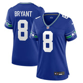 Coby Bryant Seattle Seahawks Women's Throwback Player Game Jersey Royal