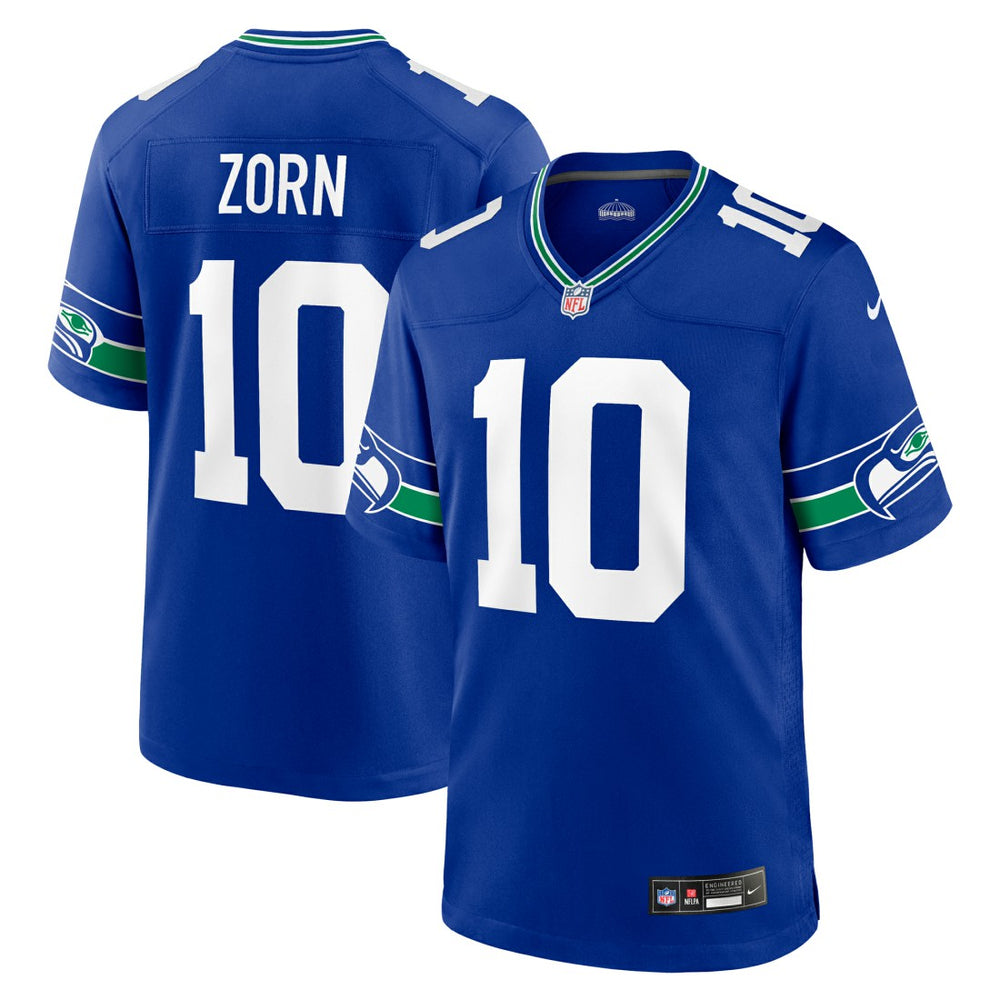 Jim Zorn Seattle Seahawks Retired Player Alternate Game Jersey Royal