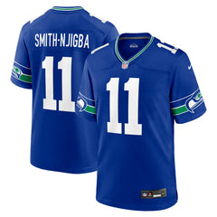 NFL Jaxon Smith-Njigba Seattle Seahawks Throwback Player Game Jersey - Royal