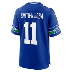 NFL Jaxon Smith-Njigba Seattle Seahawks Throwback Player Game Jersey - Royal