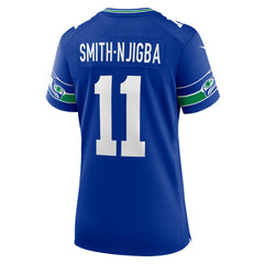 NFL Jaxon Smith-Njigba Seattle Seahawks Women's Throwback Player Game Jersey - Royal