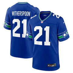Devon Witherspoon Seattle Seahawks Throwback Player Game Jersey Royal