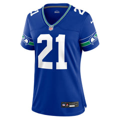 Devon Witherspoon Seattle Seahawks Women's Throwback Player Game Jersey Royal