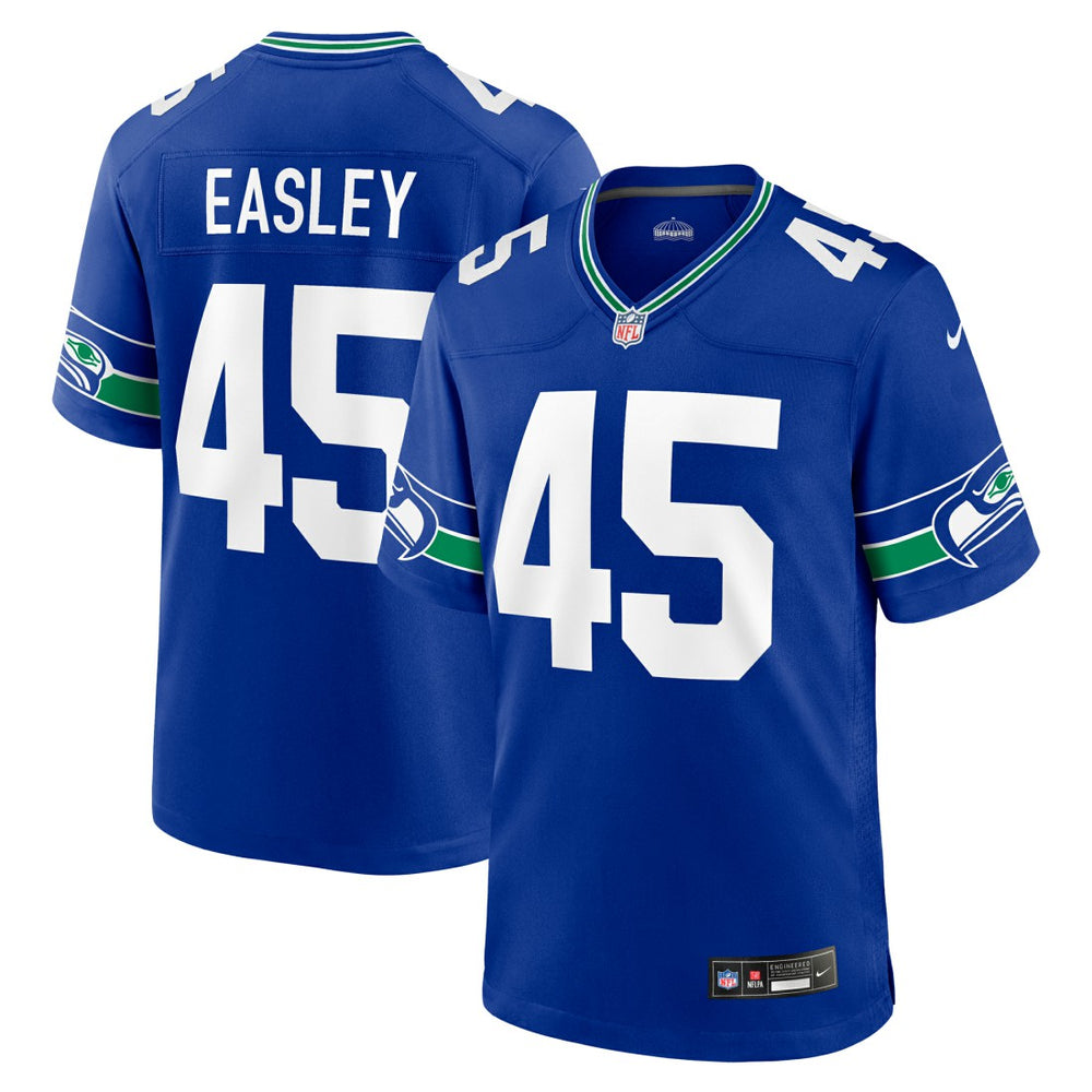 NFL Kenny Easley Seattle Seahawks Retired Player Alternate Game Jersey - Royal