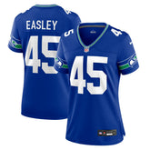Kenny Easley Seattle Seahawks Women's Throwback Retired Player Game Jersey Royal