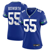 Brian Bosworth Seattle Seahawks Women's Throwback Retired Player Game Jersey Royal