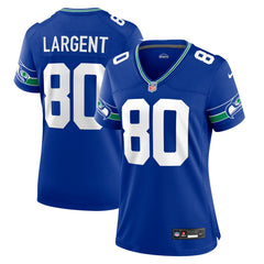 NFL Steve Largent Seattle Seahawks Women's Throwback Retired Player Game Jersey - Royal