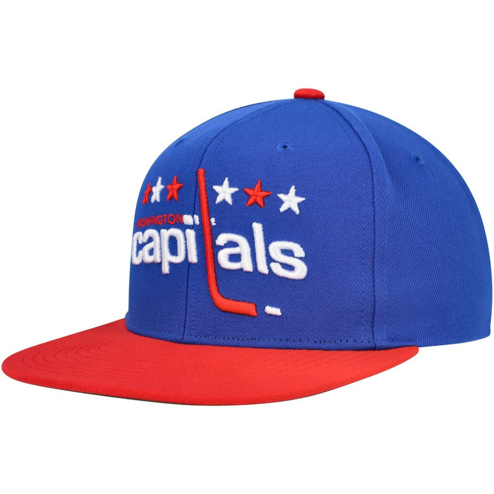 NHL Washington Capitals Mitchell & Ness Core Team Ground 2.0 Snapback Hat - Blue