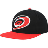 NHL Carolina Hurricanes Mitchell & Ness Core Team Ground 2.0 Snapback Hat - Black