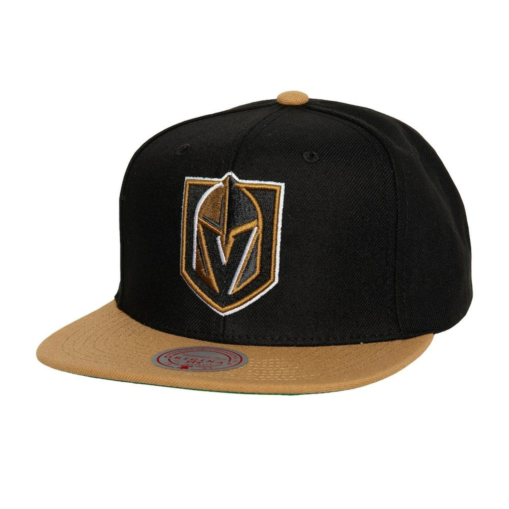 NHL Vegas Golden Knights Mitchell & Ness Core Team Ground 2.0 Snapback Hat - Black