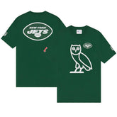 New York Jets OVO x NFL OG Owl T-Shirt – Green