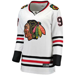 NHL Connor Bedard Chicago Blackhawks Fanatics Women's Away Breakaway Jersey - White