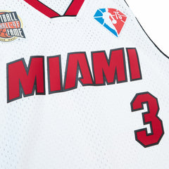 NBA Dwyane Wade Miami Heat Unisex Hall of Fame Class of 2023 Throwback Swingman Jersey - White