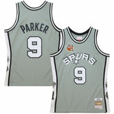 Tony Parker San Antonio Spurs Unisex Hall of Fame Class of 2023 Throwback Swingman Jersey Gray