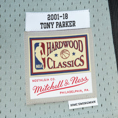 NBA Tony Parker San Antonio Spurs Unisex Hall of Fame Class of 2023 Throwback Swingman Jersey - Gray