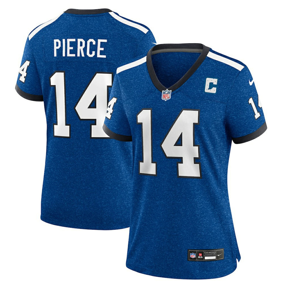 NFL Alec Pierce Indianapolis Colts Women's Indiana Nights Alternate Game Jersey - Royal