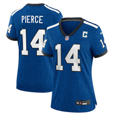 NFL Alec Pierce Indianapolis Colts Women's Indiana Nights Alternate Game Jersey - Royal