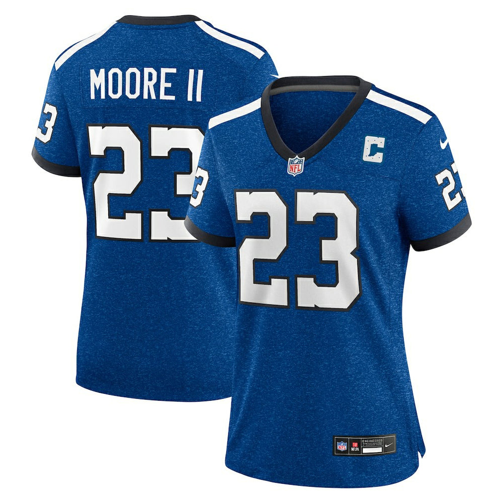 NFL Kenny Moore II Indianapolis Colts Women's Indiana Nights Alternate Game Jersey - Royal