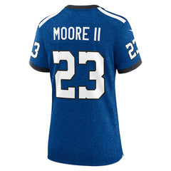 NFL Kenny Moore II Indianapolis Colts Women's Indiana Nights Alternate Game Jersey - Royal